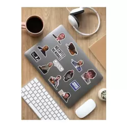 Ofis Temalı Laptop Notebook Tablet Sticker Set - ARSET15C