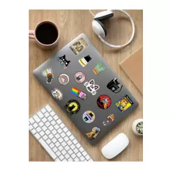 Cat Laptop Notebook Tablet Sticker Set Sticker Set - ARSET32O