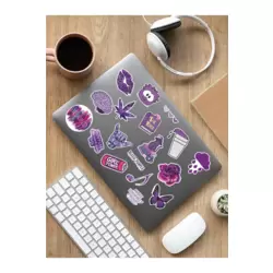 Vsco Purple Laptop Notebook Tablet Sticker Set Sticker Set - ARSET22C