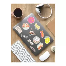 Good Vibes Temalı Laptop Notebook Tablet Sticker Set - ARSET14C