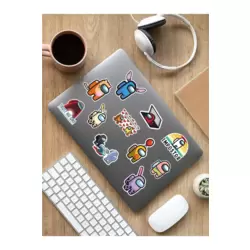 Among Us Temalı Laptop Notebook Tablet Sticker Set - ARSET5C