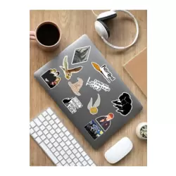 Harry Potter Temalı Laptop Notebook Tablet Sticker Set - ARSET2A