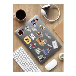 Friends Laptop Notebook Tablet Sticker Set Sticker Set - ARSET27C