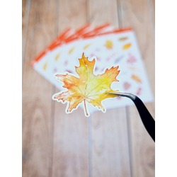 LF07 - Flower & Leaf Temalı Laptop, Notebook, Tablet, Telefon, Ajanda Sticker Seti