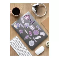 Vsco Purple Laptop Notebook Tablet Sticker Set Sticker Set - ARSET22A
