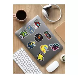 Among Us Temalı Laptop Notebook Tablet Sticker Set - ARSET5B