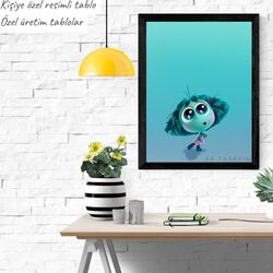 (KİŞİYE ÖZEL  RESİMLİ TABLO)( ÖZEL TASARIMLI TABLOLAR)21x30  ÇERÇEVELİ