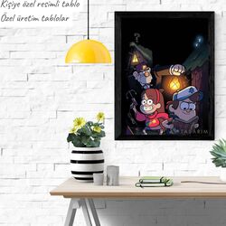 (KİŞİYE ÖZEL  RESİMLİ TABLO)( ÖZEL TASARIMLI TABLOLAR)21x30  ÇERÇEVELİ