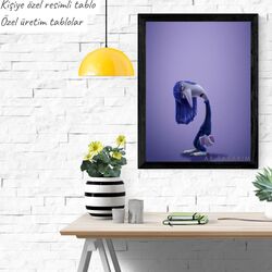 (KİŞİYE ÖZEL  RESİMLİ TABLO)( ÖZEL TASARIMLI TABLOLAR)21x30  ÇERÇEVELİ