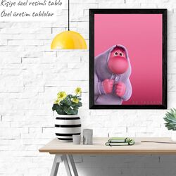 (KİŞİYE ÖZEL  RESİMLİ TABLO)( ÖZEL TASARIMLI TABLOLAR)21x30  ÇERÇEVELİ
