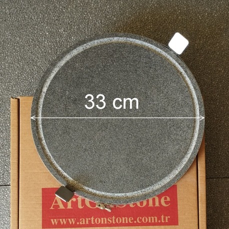 Kulplu Pişirme Taşı  33 cm
