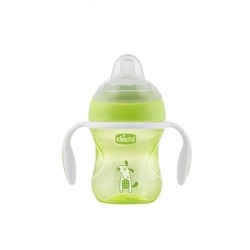 Chicco Yumuşak Uçlu Geçiş Bardağı 200ML 4 Ay+ Yeşil ve Sarı