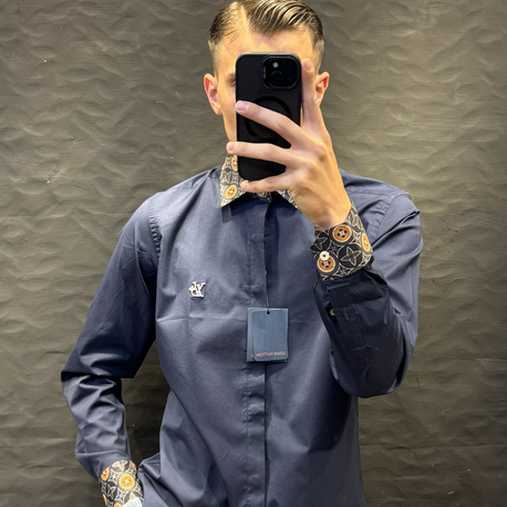 LOUIS&VUITTON PREMIUM GÖMLEK (lacivert)