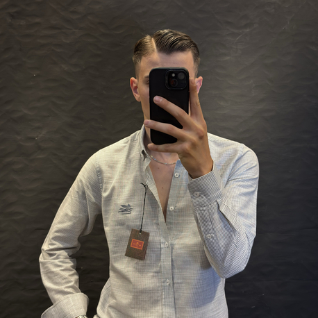 ETRO PREMIUM KETEN GÖMLEK (siyah)