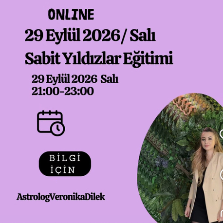 29 EYLÜL 2026 BAŞLAYACAK OLAN  SABİT YILDIZLAR 1 AYLIK DERS ÜCRETİ