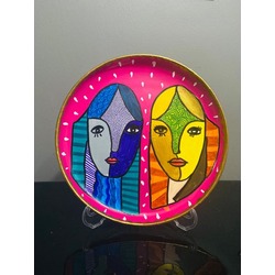  İkizler Burcu Tasarım Tabak