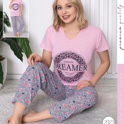 KISA KOL UZUN PİJAMA TAKIM 