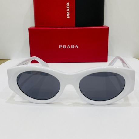 PRADA BEYAZ ÇERÇEVE SİYAH ŞEFFAF CAM