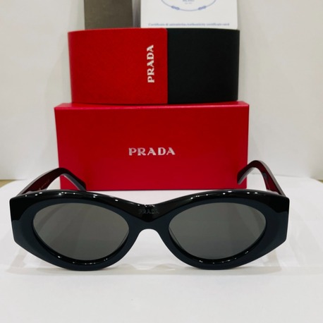 PRADA SİYAH ÇERÇEVE SİYAH ŞEFFAF CAM