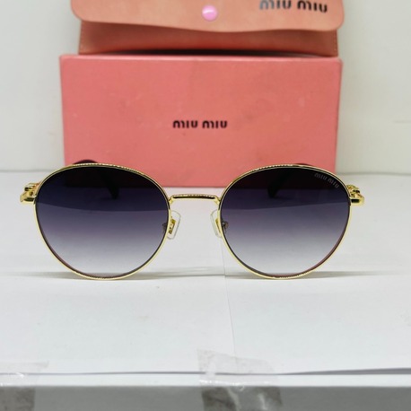 MIU GOLD ÇERÇEVE SİYAH ŞEFFAF CAM