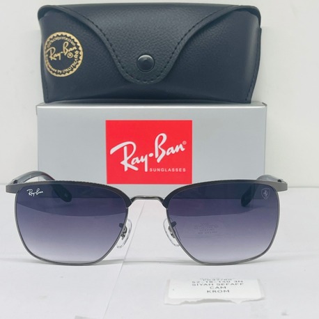 RAYBAN RB-3673-M KROM ÇERÇEVE SİYAH ŞEFFAF CAM ERKEK