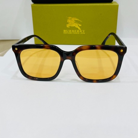 BURBERRY LEOPAR ÇERÇEVE SARI ŞEFFAF CAM