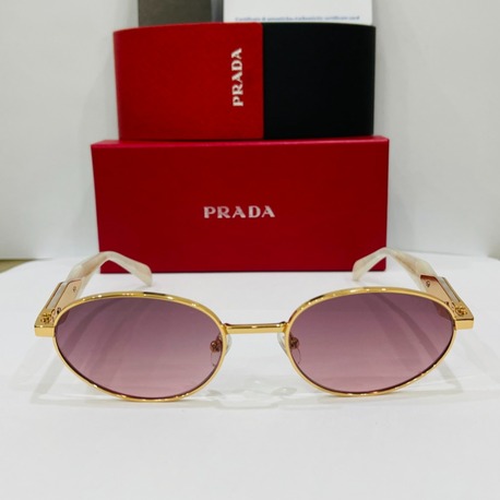 PRADA GOLD ÇERÇEVE PUDRA ŞEFFAF CAM