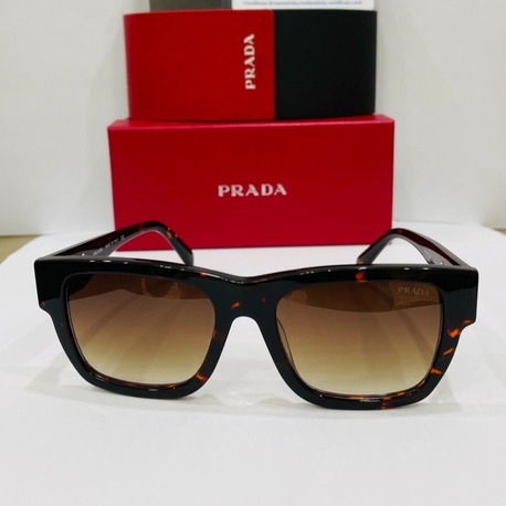PRADA SİYAH ÇERÇEVE KAHVE ŞEFFAF CAM