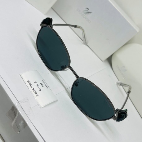 SWAROVSKI SİYAH ÇERÇEVE SİYAH ŞEFFAF CAM