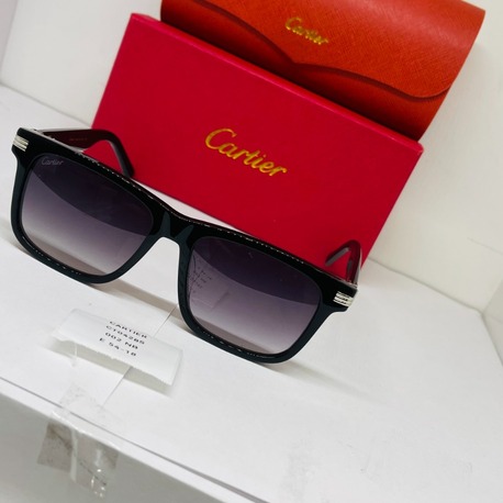 CARTİER SİYAH ÇERÇEVE SİYAH ŞEFFAF CAM