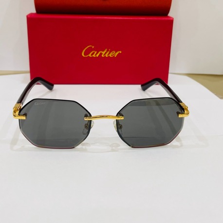 CARTİER SİYAH ÇERÇEVE SİYAH ŞEFFAF CAM