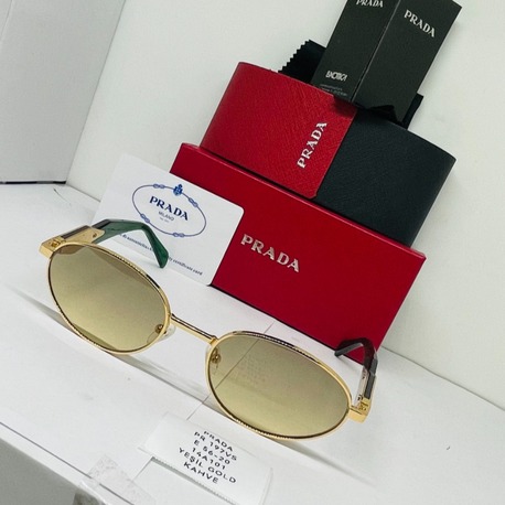 PRADA GOLD ÇERÇEVE SARI ŞEFFAF CAM