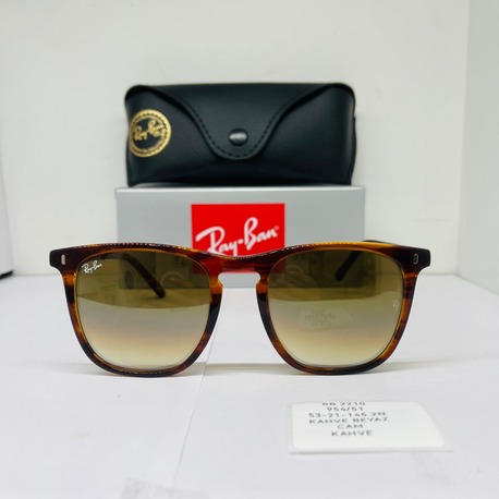 RAYBAN RB-2210 KAHVERENGİ ÇERÇEVE ŞEFFAF CAM UNİSEX