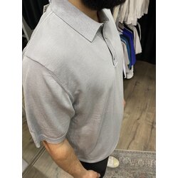 Gri Renk Polo Yaka Tshirt