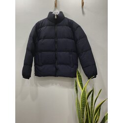 Siyah renk oversize şişme mont