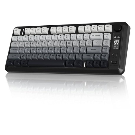 M75 Kablosuz Oyun Klavyesi | Çift Mod Bluetooth + 2.4GHz | OLED Ekran | RGB Aydınlatma