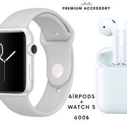 AirPods + Watch 5 Beyaz