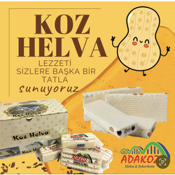 Yer Fıstıklı Koz Helva (1 Kutu 30 Adet)