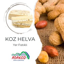Yer Fıstıklı Koz Helva (10 Adet)