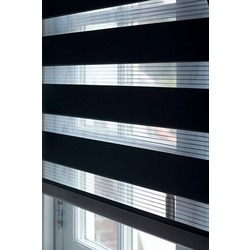 SİYAH ZEBRA PERDE 