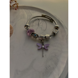 Lila Dragonfly Charm
