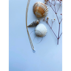 Damla Taşlı Minimal Kolye