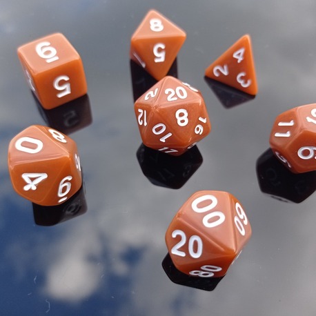 Earthborn Dice Set -z18- DnD FRP RPG Zar Seti