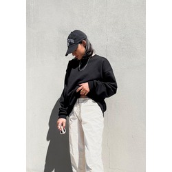 Siyah Oversize Unisex SweatShirt