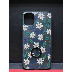 iPhone 11 yüzüklü papatya desen kılıf