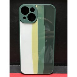 iPhone 13 cam kaplama gökkuşağı desenli kılıf