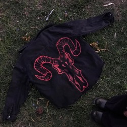 "Gotik"Gömlek Görünümlü Kot Ceket 