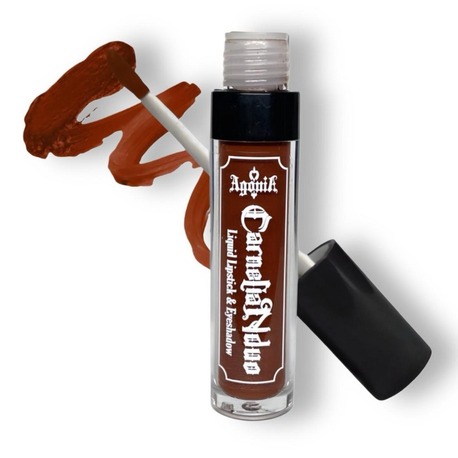 CarnelianDuo Kızıl Kahverengi (Kiremit) Likit Mat Ruj & Far 6ml