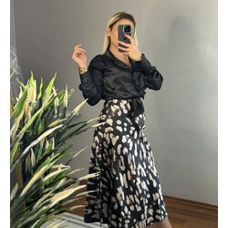 Leopar saten etek