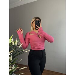 Pembe bluz 